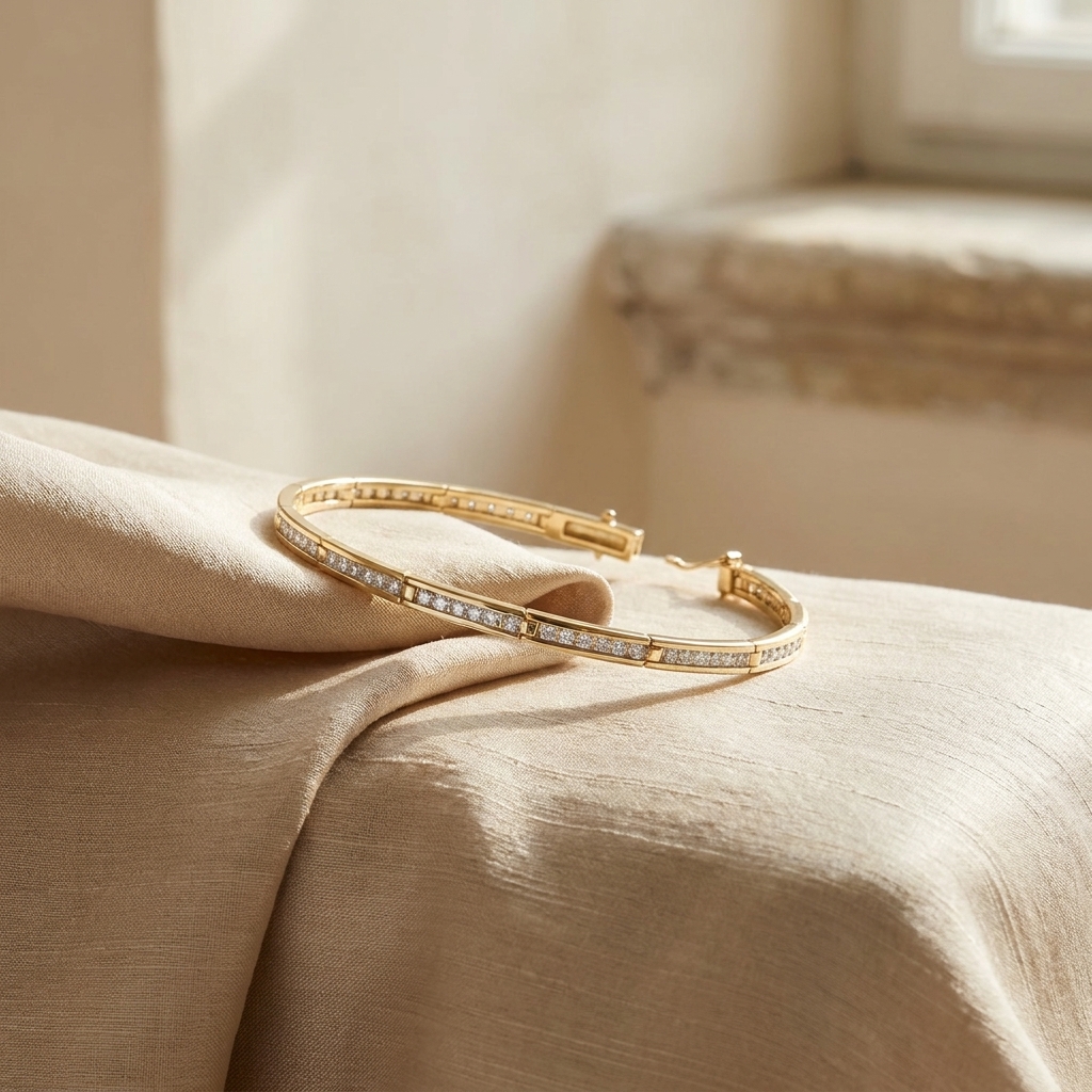 Transformation avant après d’un bracelet, visuel généré