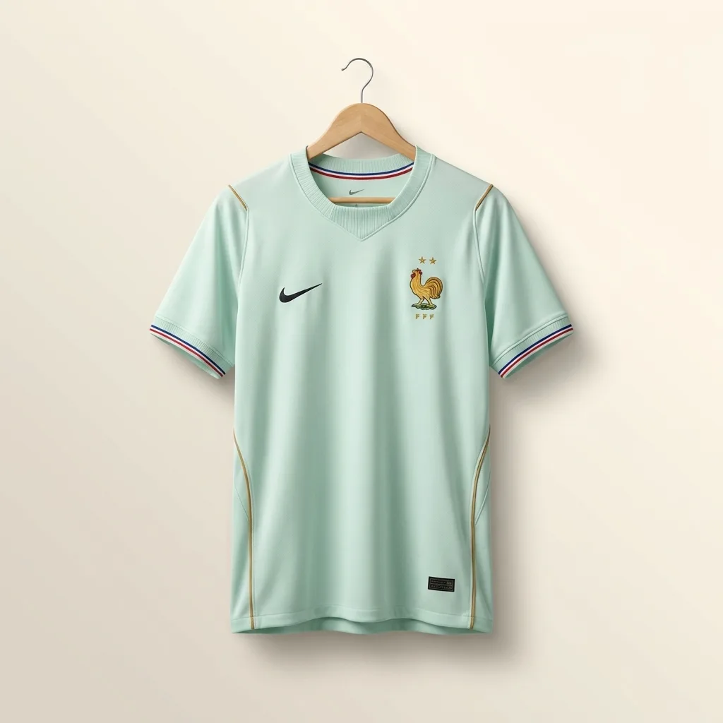 Transformation avant après d’un maillot, visuel généré